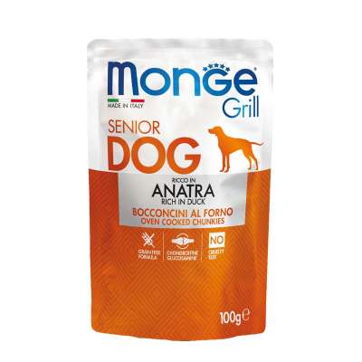 Monge Grill Dog Senior Ente 24x100g