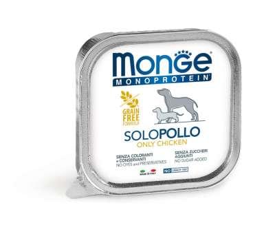 Monge Dog Monoprotein Paté - Huhn 24x150g
