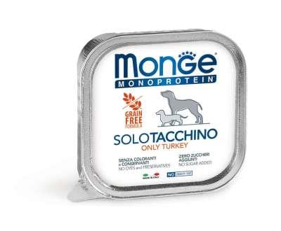 Monge Dog Monoprotein Pâté Turkey 24x150g