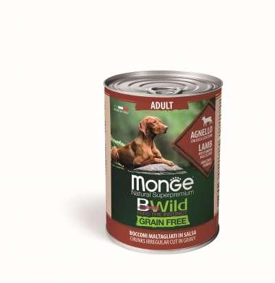 Monge BWild Grain Free Adult Lamm 24x400g