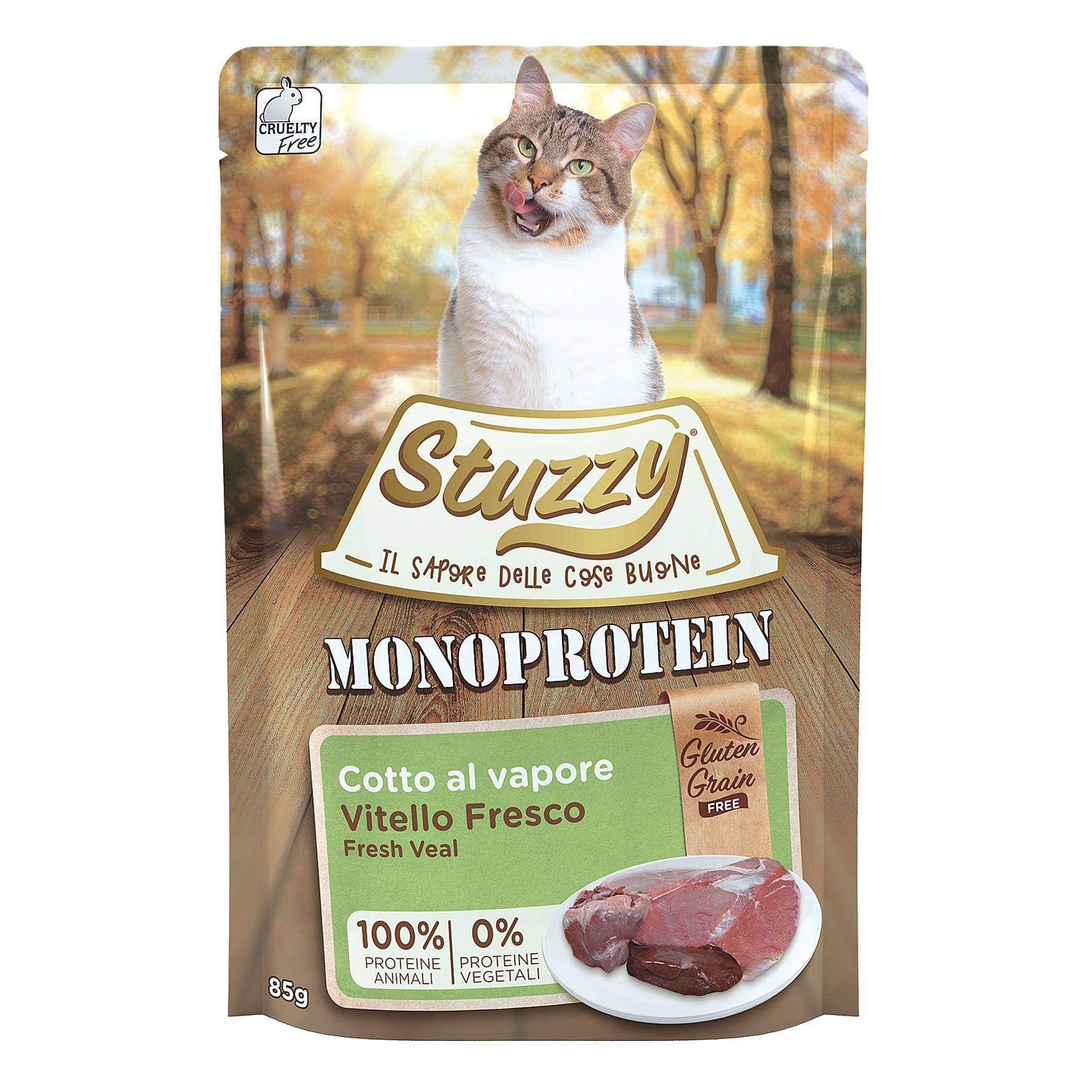 STUZZY MONOPROTEIN Adult Cat Kalb Grainfree 20x85g