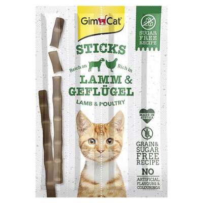 GimCat Sticks Lamm & Geflügel 4 Stück