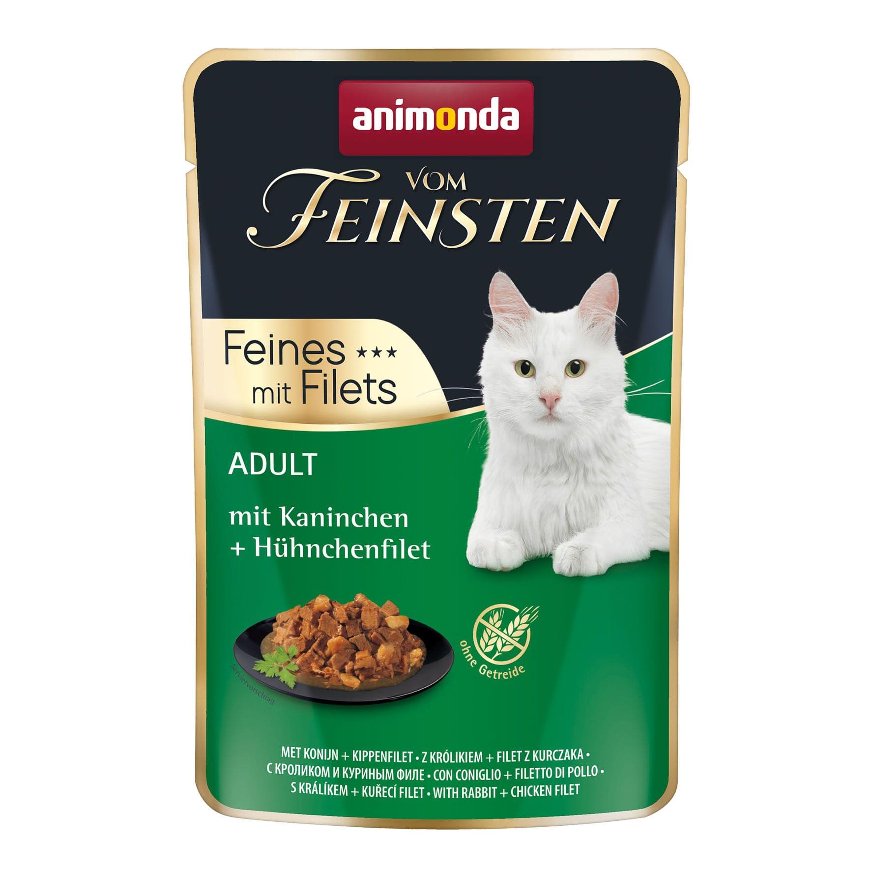 Animonda Vom Feinsten Kaninchen+Hühnchenfilet 18x85g