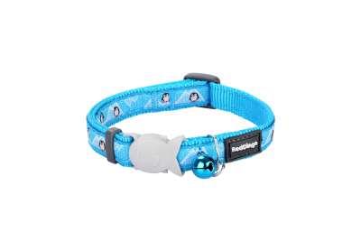RedDingo Halsband Design Penquin Turquoise - XS