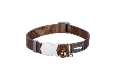 RedDingo Halsband Classic Plain Brown - XS