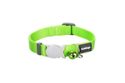 RedDingo Halsband Classic Plain Lime Green - XS