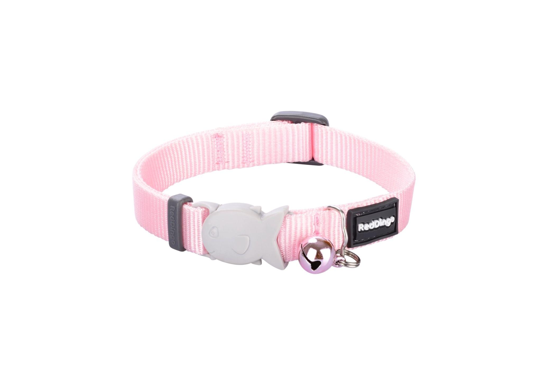 RedDingo Cat Halsband Classic Plain Pink - XS