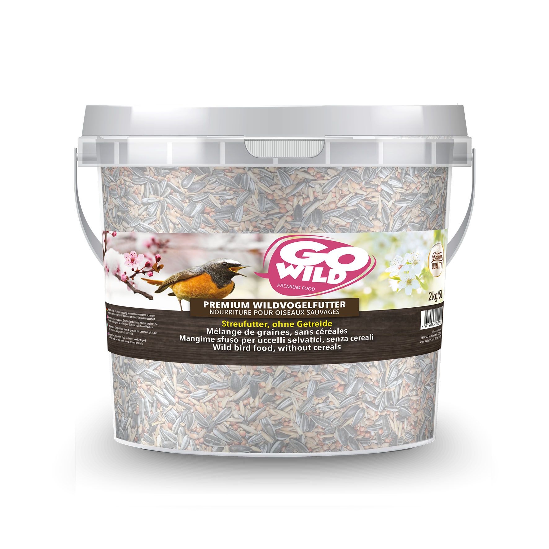 GOWILD Streufutter ohne Getreide 1kg / 2kg – Bild 2