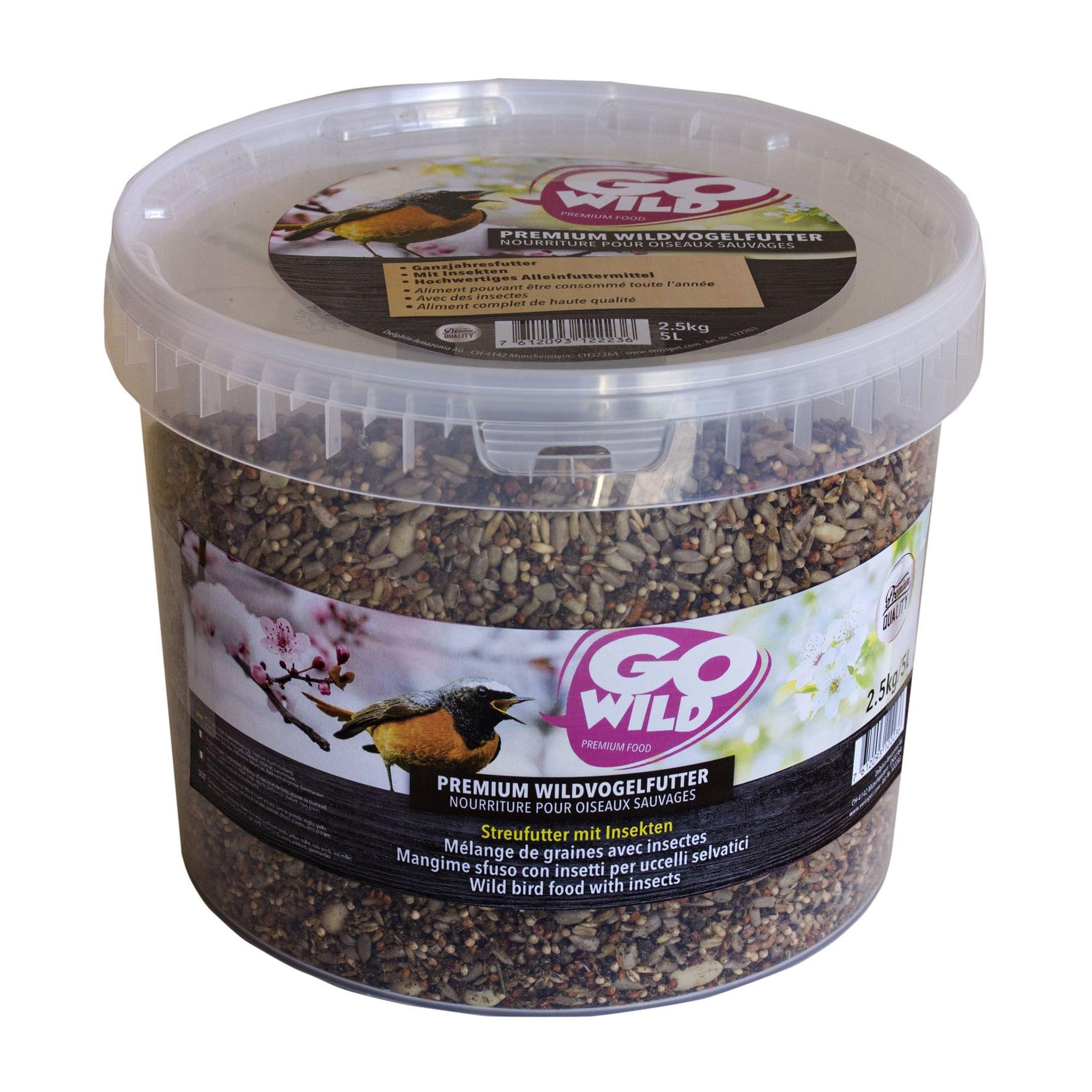 GOWILD Streufutter mit Insekten 750g / 2kg – Bild 2
