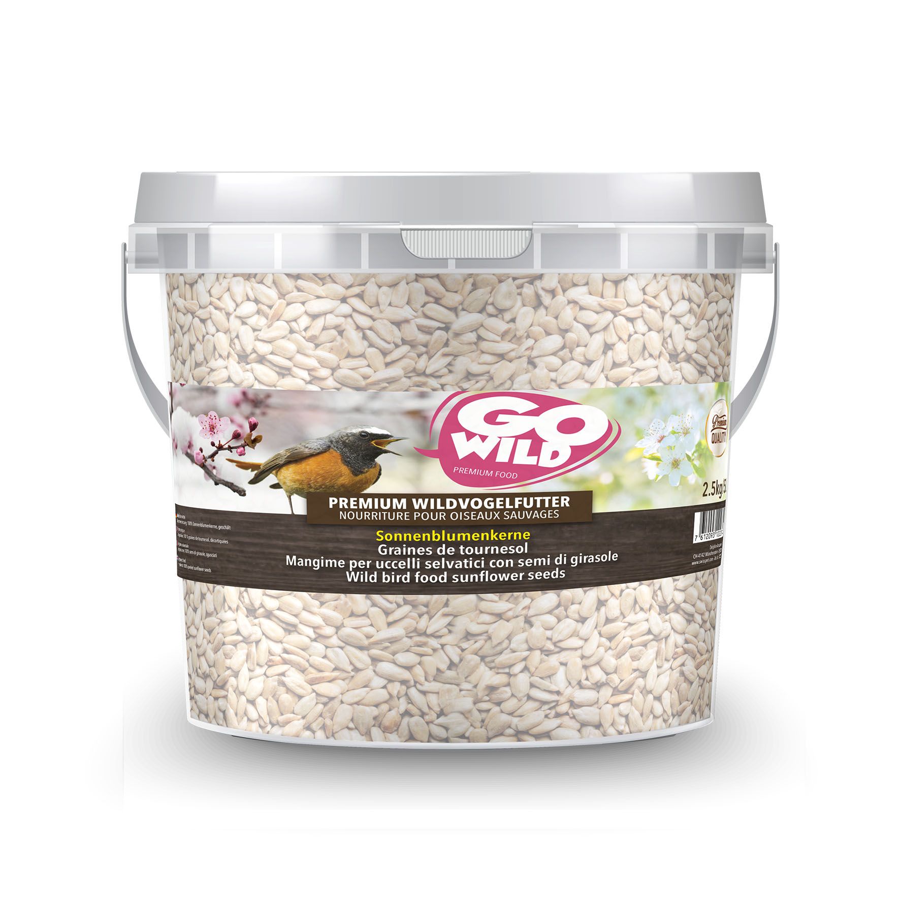 GOWILD Sonnenblumenkerne geschält 2kg