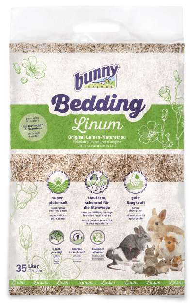 Bunny Bedding Linum 35L Original Leinen-Naturstreu