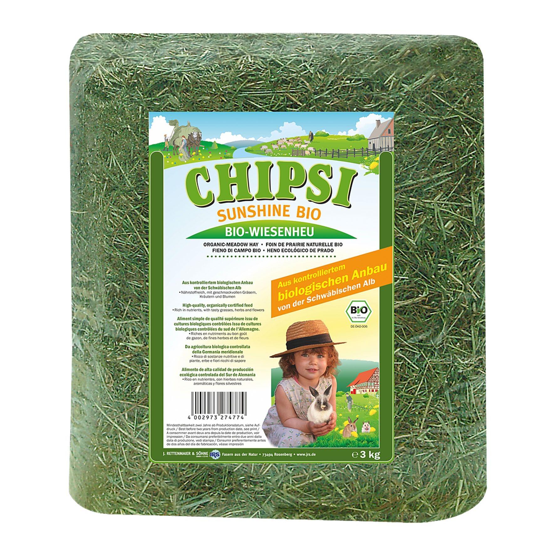 Chipsi Sunshine BIO, Wiesenheu 3kg