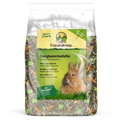 Copacabana Zwergkaninchenfutter Classic 1kg / 5kg