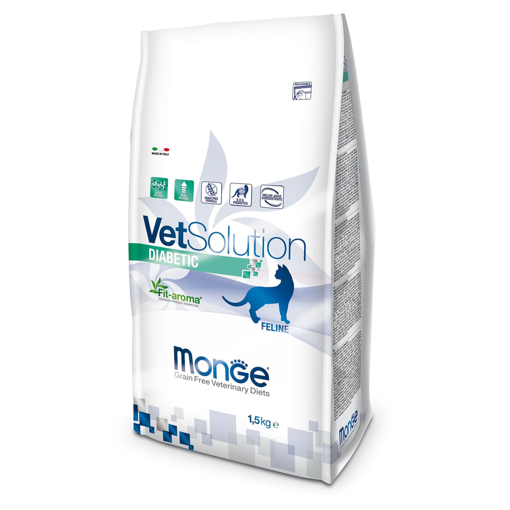 Monge Cat Vet Solution Diabetic 1.5kg