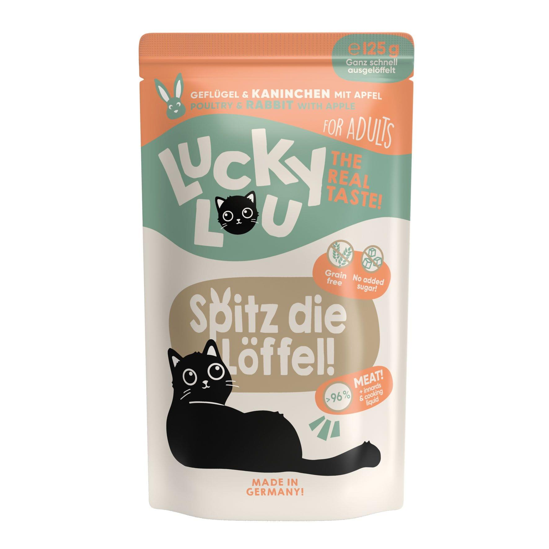 Lucky Lou Adult Geflügel & Kaninchen 16x125g / 6x200g / 6x400g