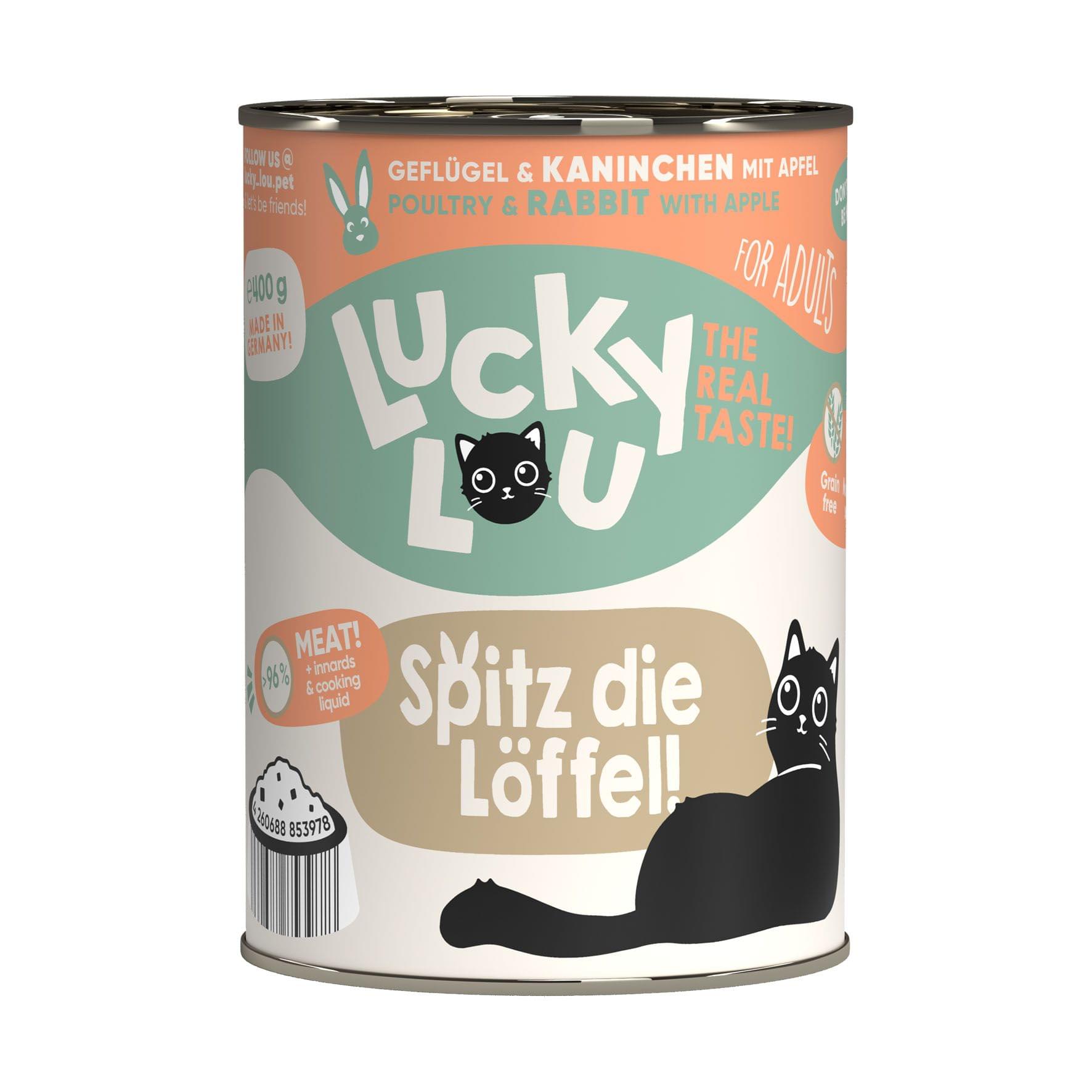 Lucky Lou Adult Geflügel & Kaninchen 16x125g / 6x200g / 6x400g – Bild 3