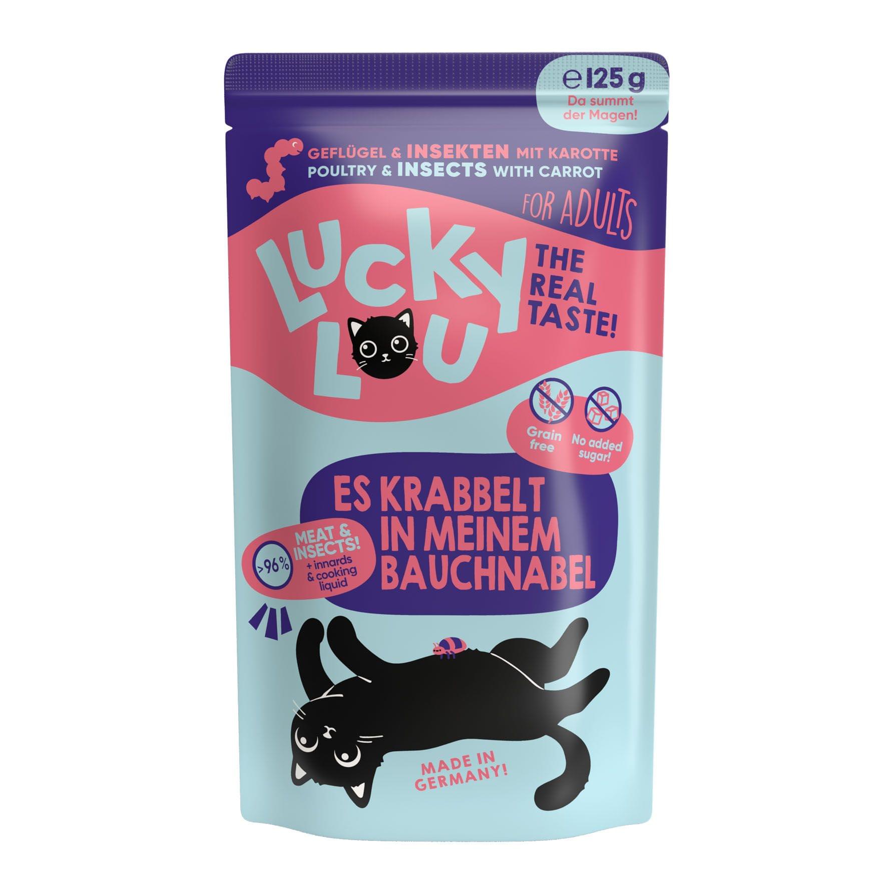 Lucky Lou Adult Geflügel & Insekten 16x125g