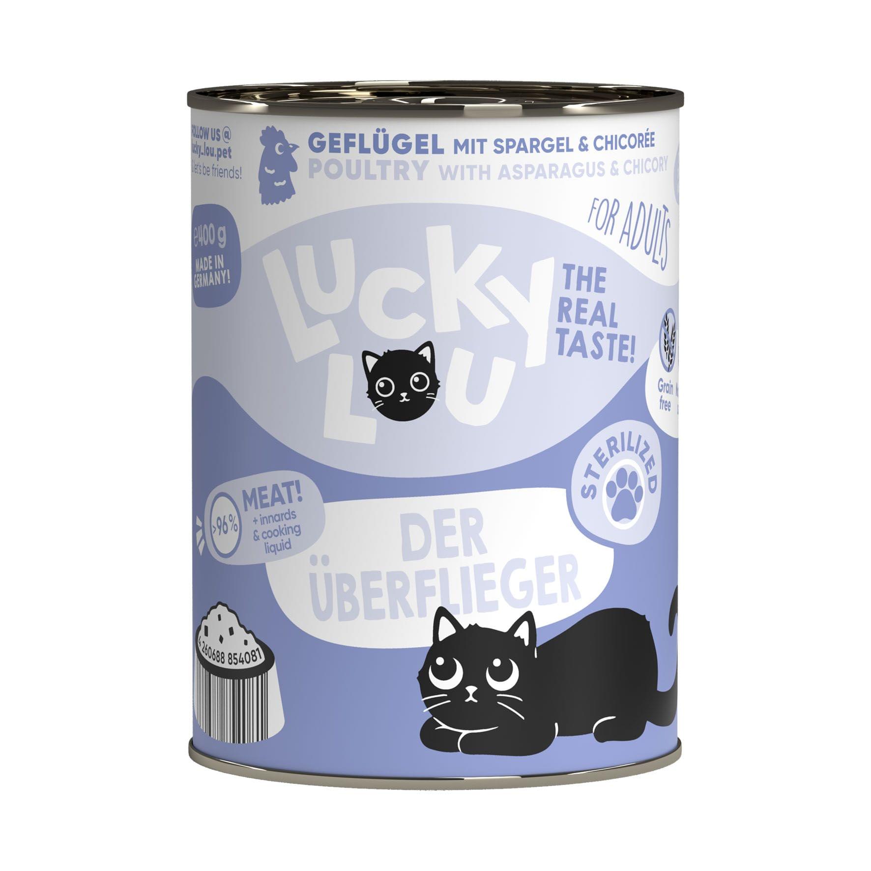 Lucky Lou Adult Sterilized Geflügel 16x125g / 6x200g / 6x400g – Bild 3