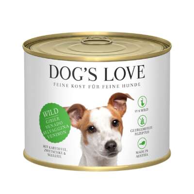DOG’S LOVE Adult Wild Kartoffel Zwetschgen & Sellerie 6x200g / 6x400g / 6x800g