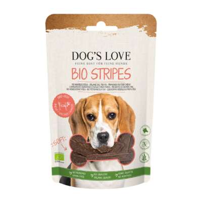 DOG'S LOVE SOFT Stripes BIO Rind 150g