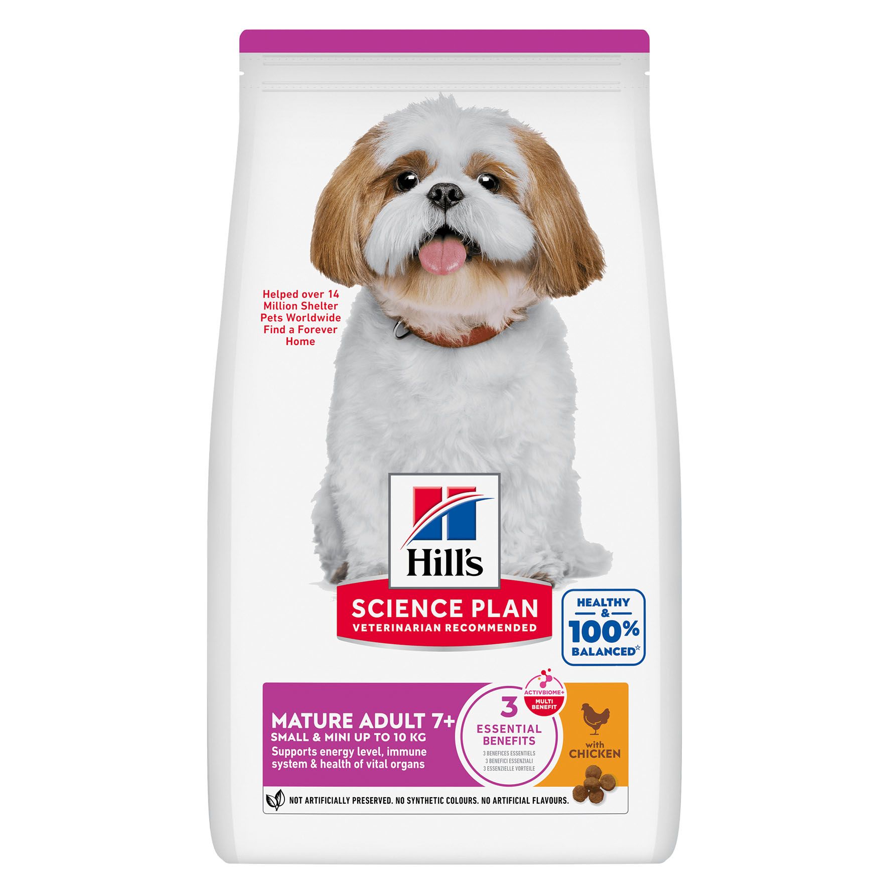 HILL'S Hund SCIENCE PLAN Mature Adult 7+ Small & Mini Huhn 1.5kg