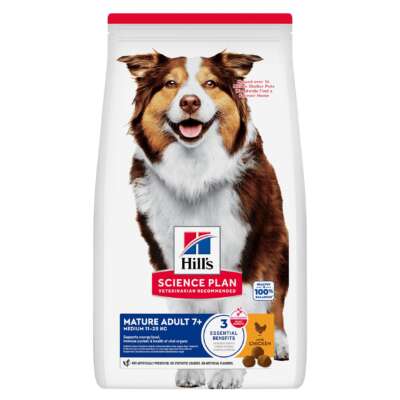Hill’s Hund Science Plan Mature Senior 7+ Medium 11-25kg Huhn 2.5kg / 14kg