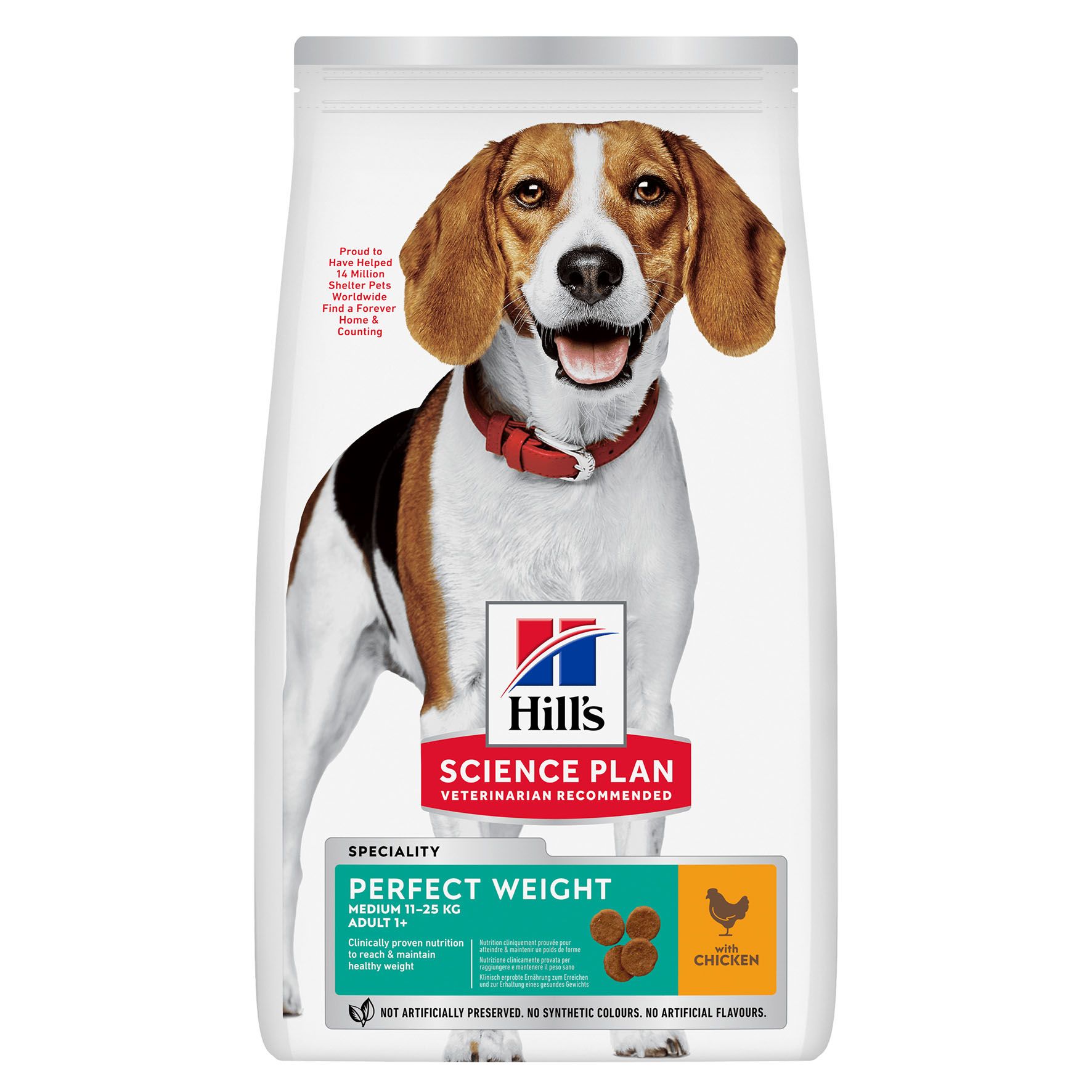 HILL'S Hund SCIENCE PLAN Perfect Weight Medium Adult Huhn 2kg / 12kg – Bild 2