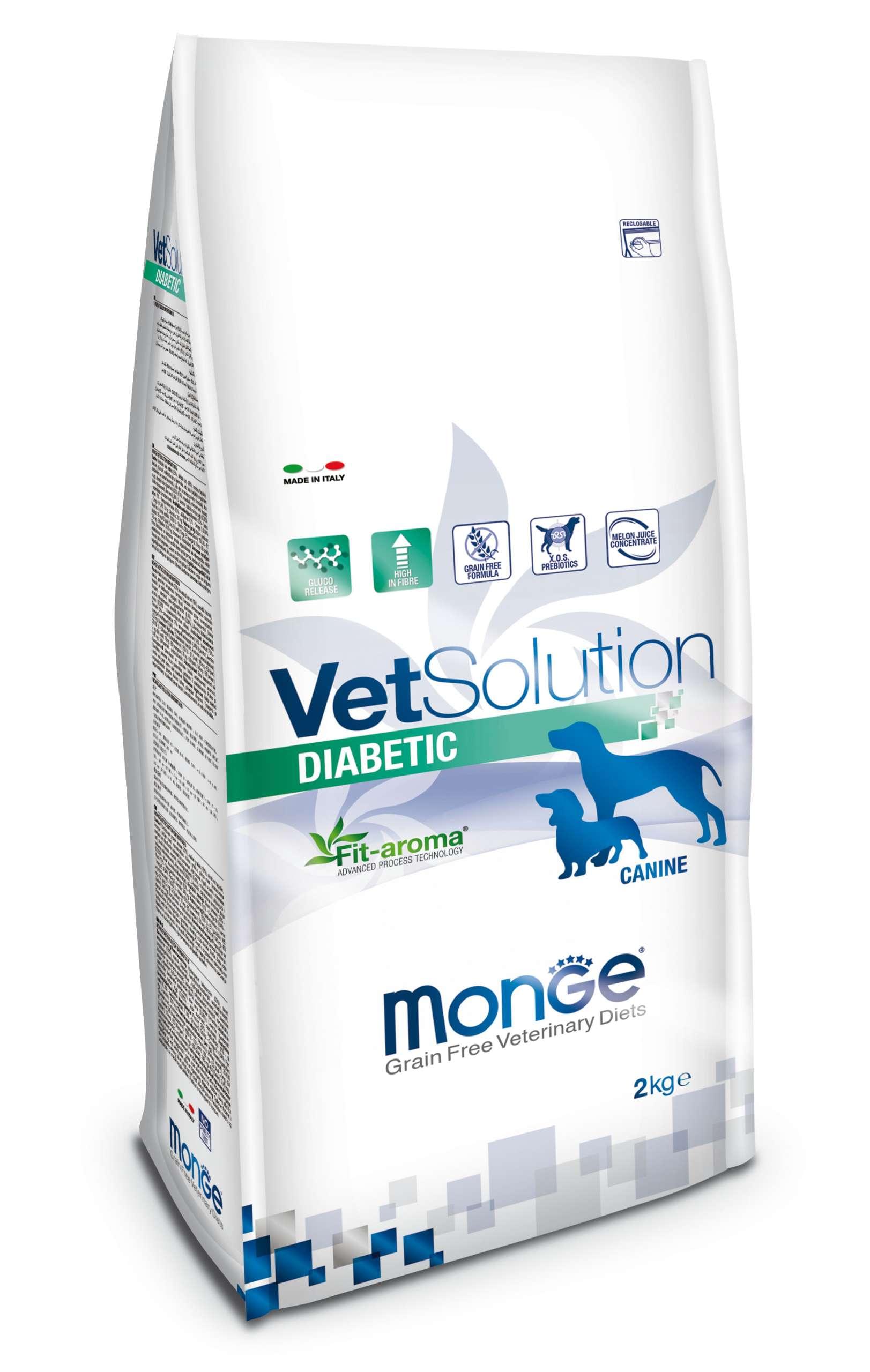 Monge Dog Vet Solution Diabetic 2kg / 12kg