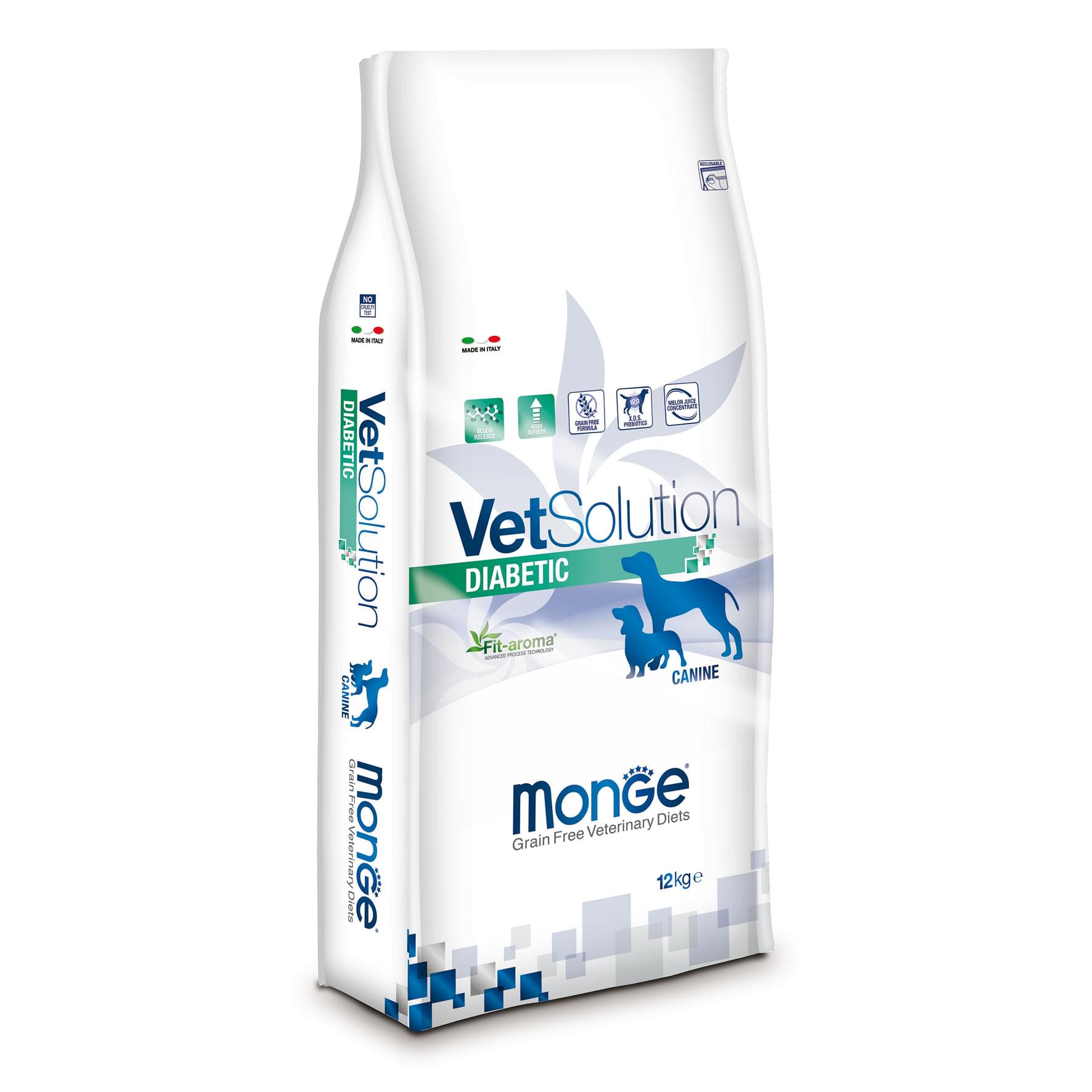 Monge Dog Vet Solution Diabetic 2kg / 12kg – Bild 2