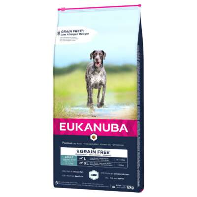 Eukanuba GRAINFREE Adult Lachs Large & Extralarge Breed 12kg