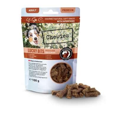 Chewies Lucky Bits Adult Hirsch & Huhn 100g