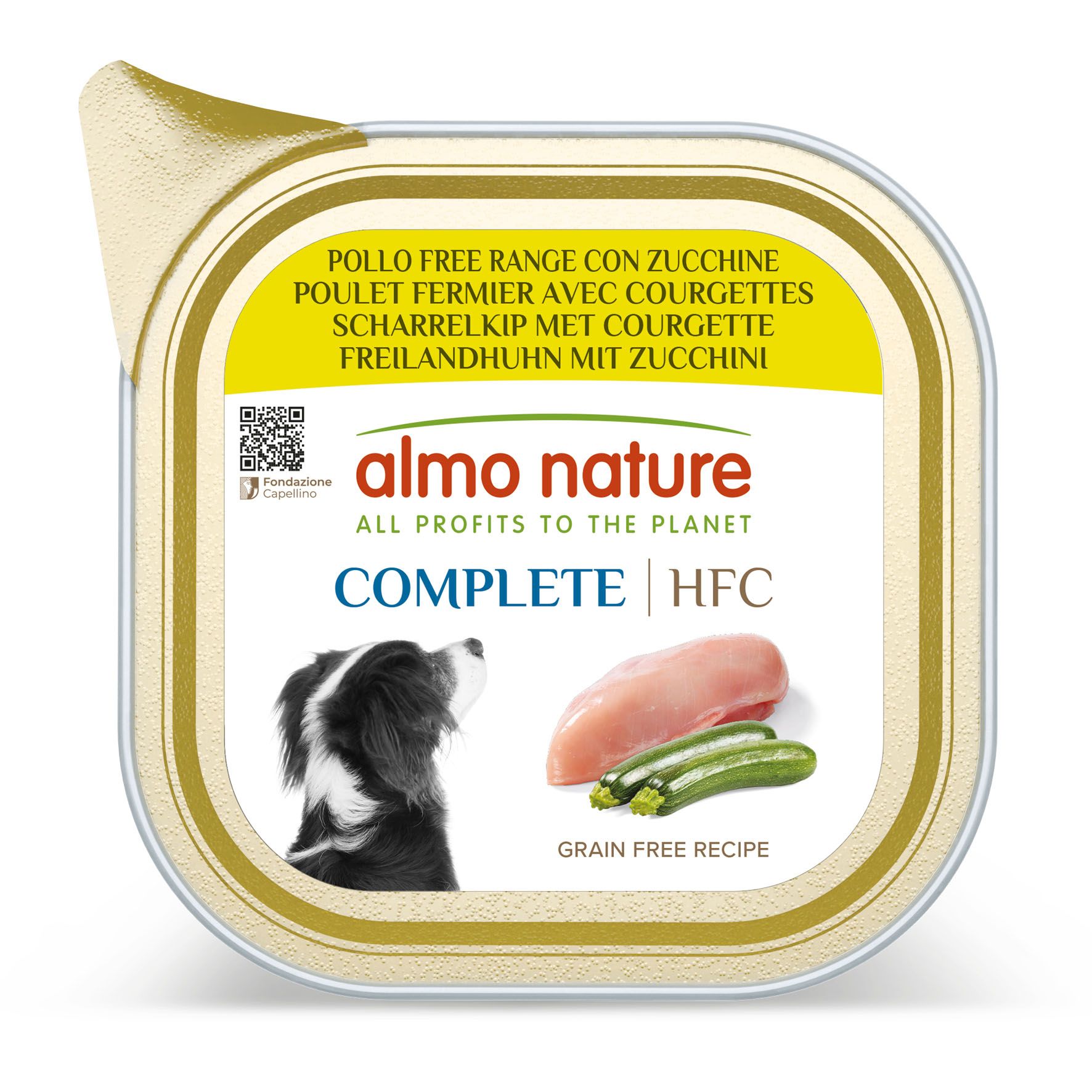 Almo nature HFC Dog Complete Huhn & Zucchini 17x85g