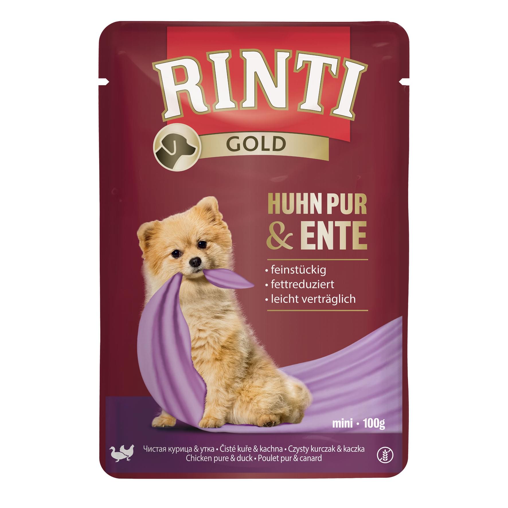 Rinti Gold Mini Huhn PUR & Ente 10x100g