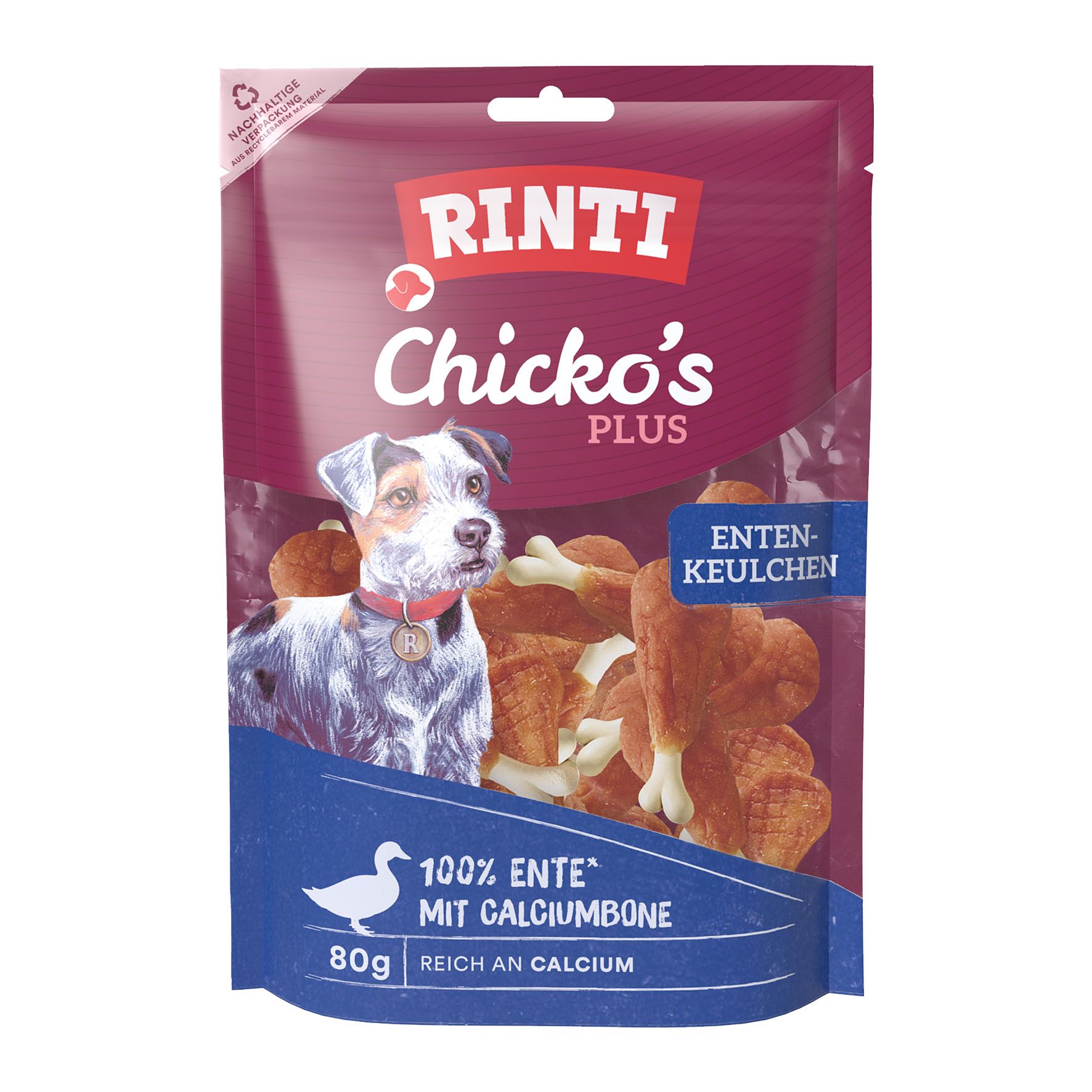 Rinti Chicko Plus Entenkeulchen 80g