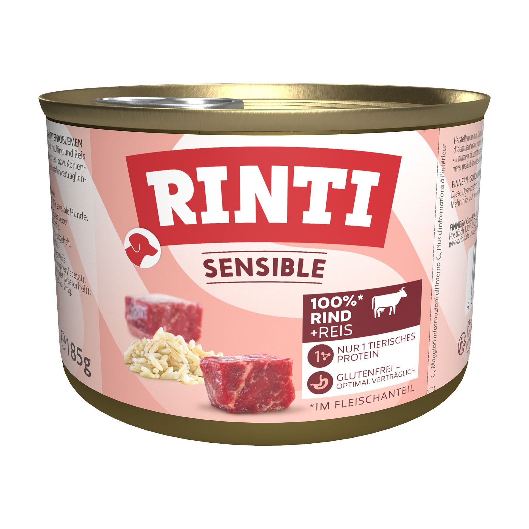 Rinti Sensible Rind & Reis 12x185g