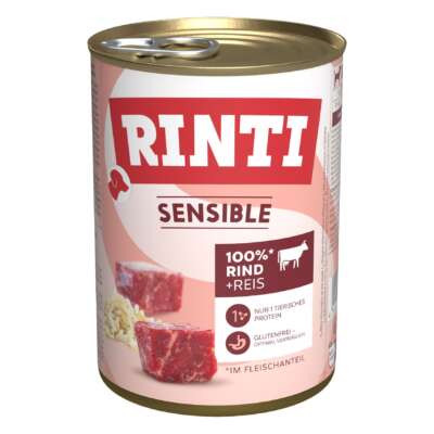 Rinti Sensible Rind & Reis 12x400g / 6x800g
