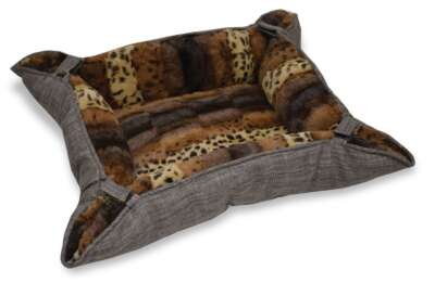 Swisspet  Universalbett Kasan Leopard & grau 46x36x15cm