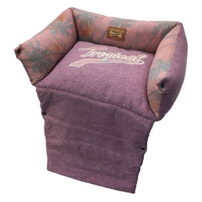 Swisspet Hunde- & Katzenbett Tropical lila S 59x46x10cm