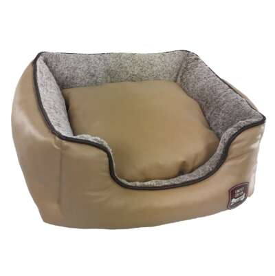 Swisspet Hunde- & Katzenbett Leoni hellbraun S/M/L