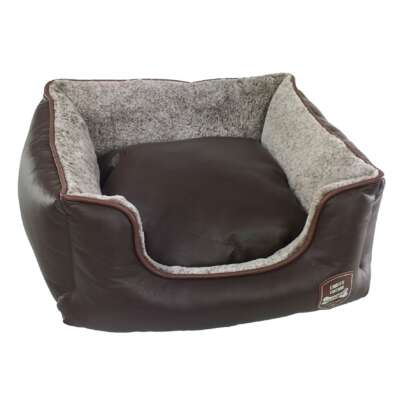Swisspet Hunde- & Katzenbett Leoni braun S/M/L