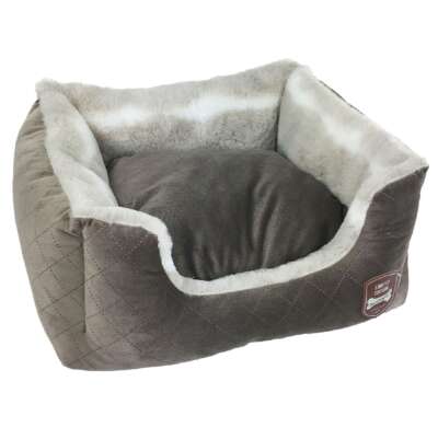 Swisspet Hunde- & Katzenbett Snow braun S/M