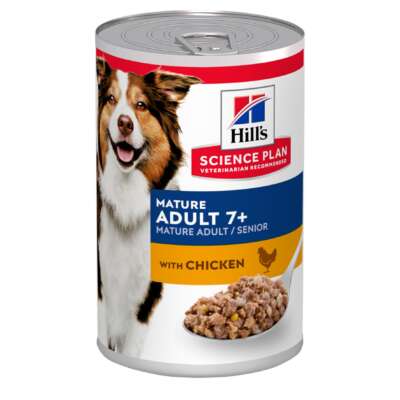 Hill's Mature Hund SCIENCE PLAN Adult 7+ Huhn 12x370g