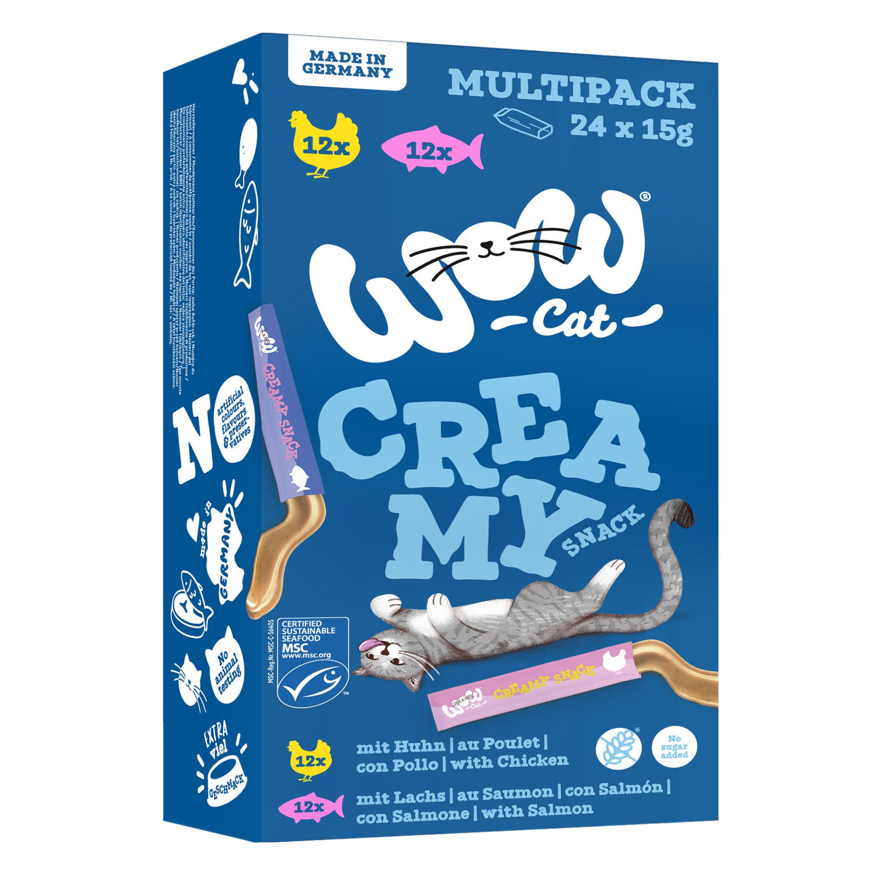 WOW CAT Creamy Snack Multipack