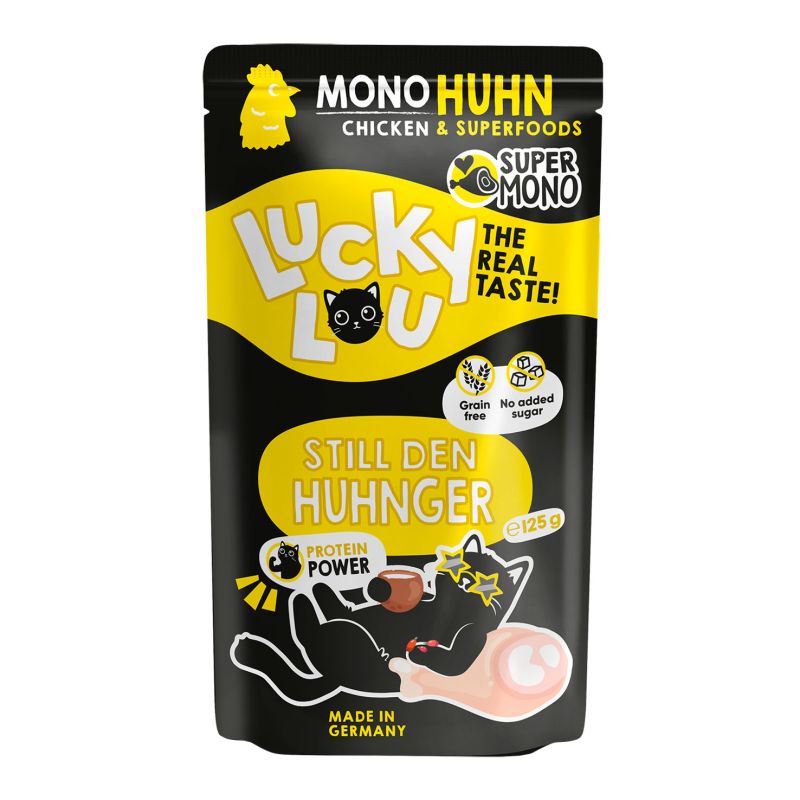Lucky Lou SuperMono Adult Huhn 16x125g