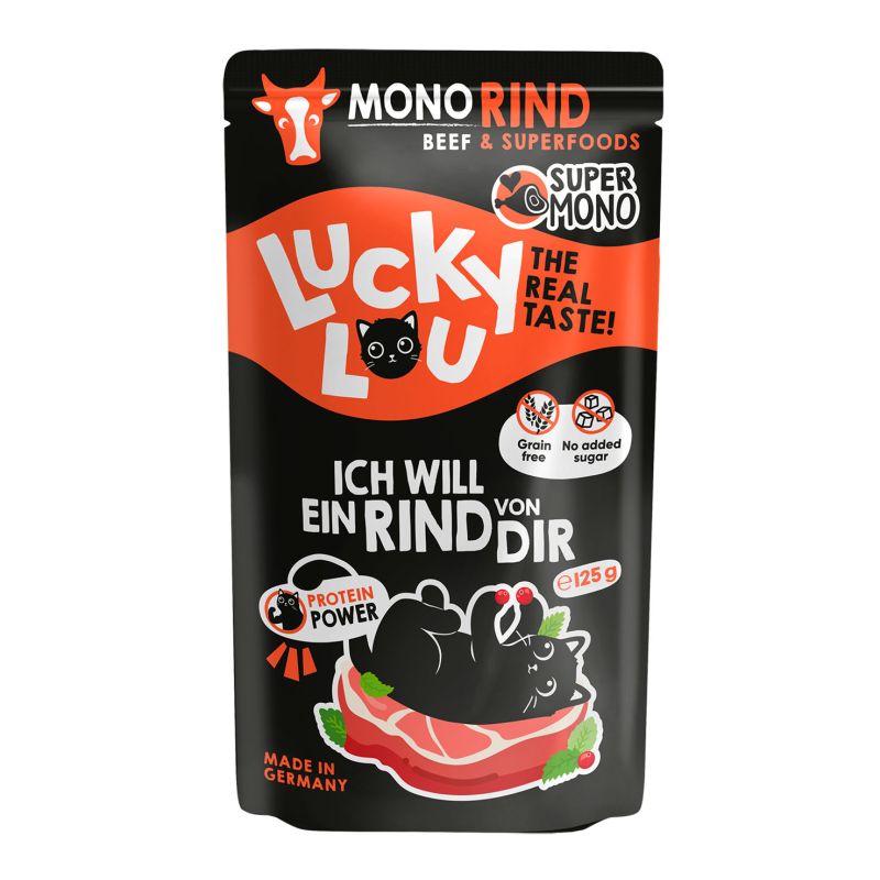 Lucky Lou SuperMono Adult Rind 16x125g