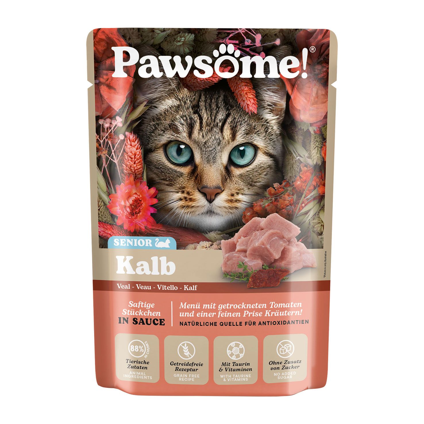 Pawsome Senior Kalb 28x85g