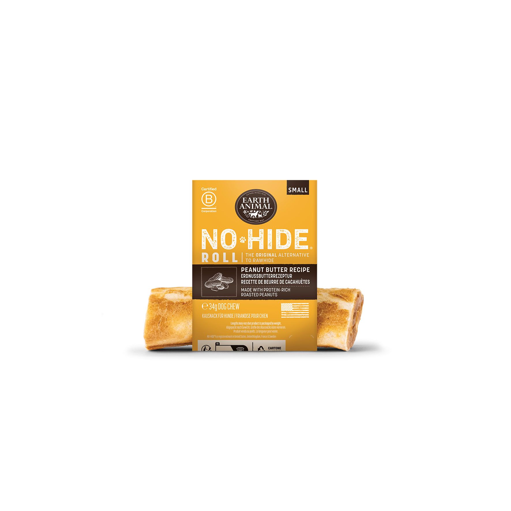 No-Hide Erdnussbutter Chew Kausnack S / M / L