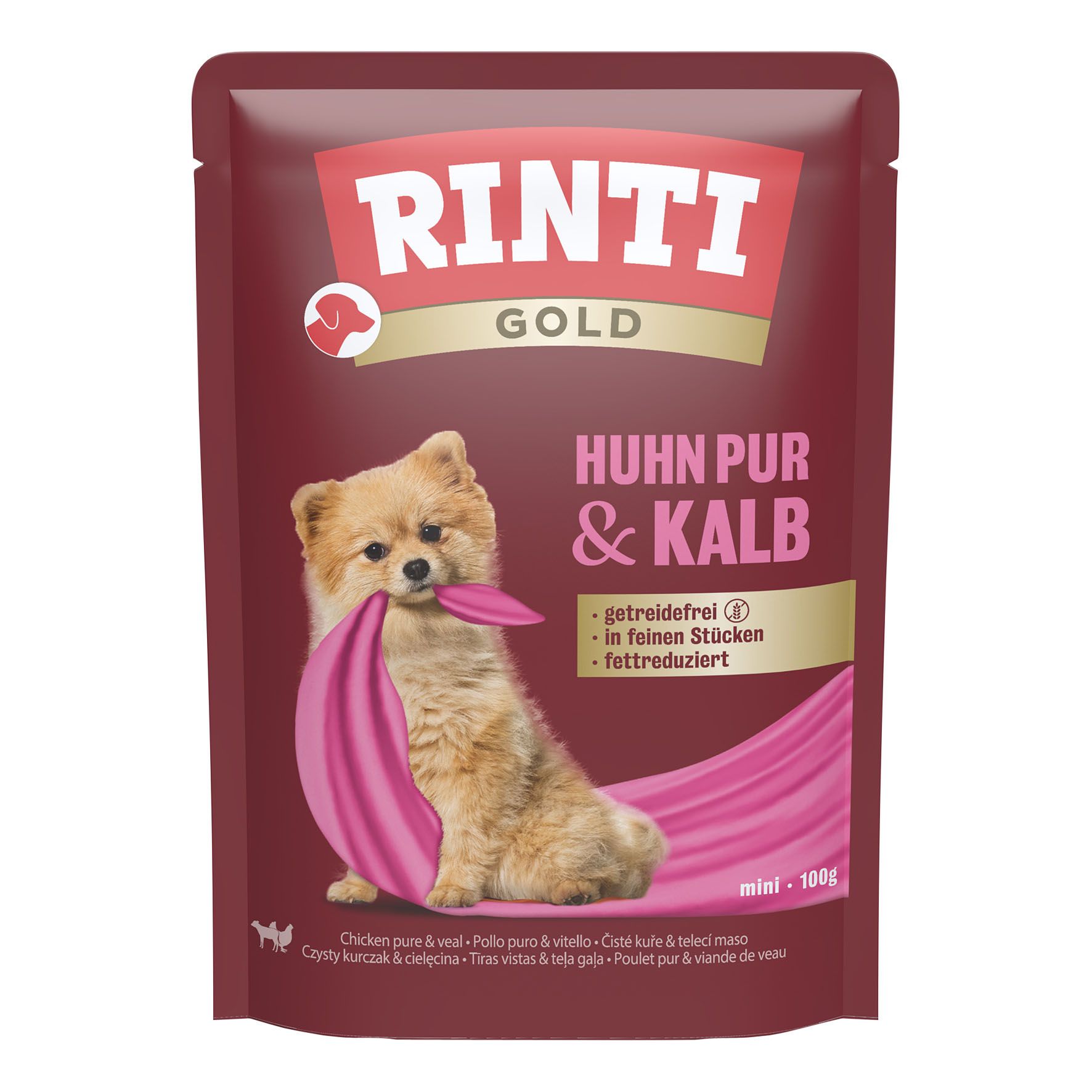 Rinti Gold Mini Huhn & Kalb 10x100g