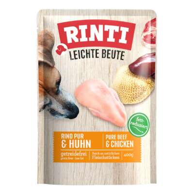 Rinti Leichte Beute Rind Pur & Huhn 10x400g