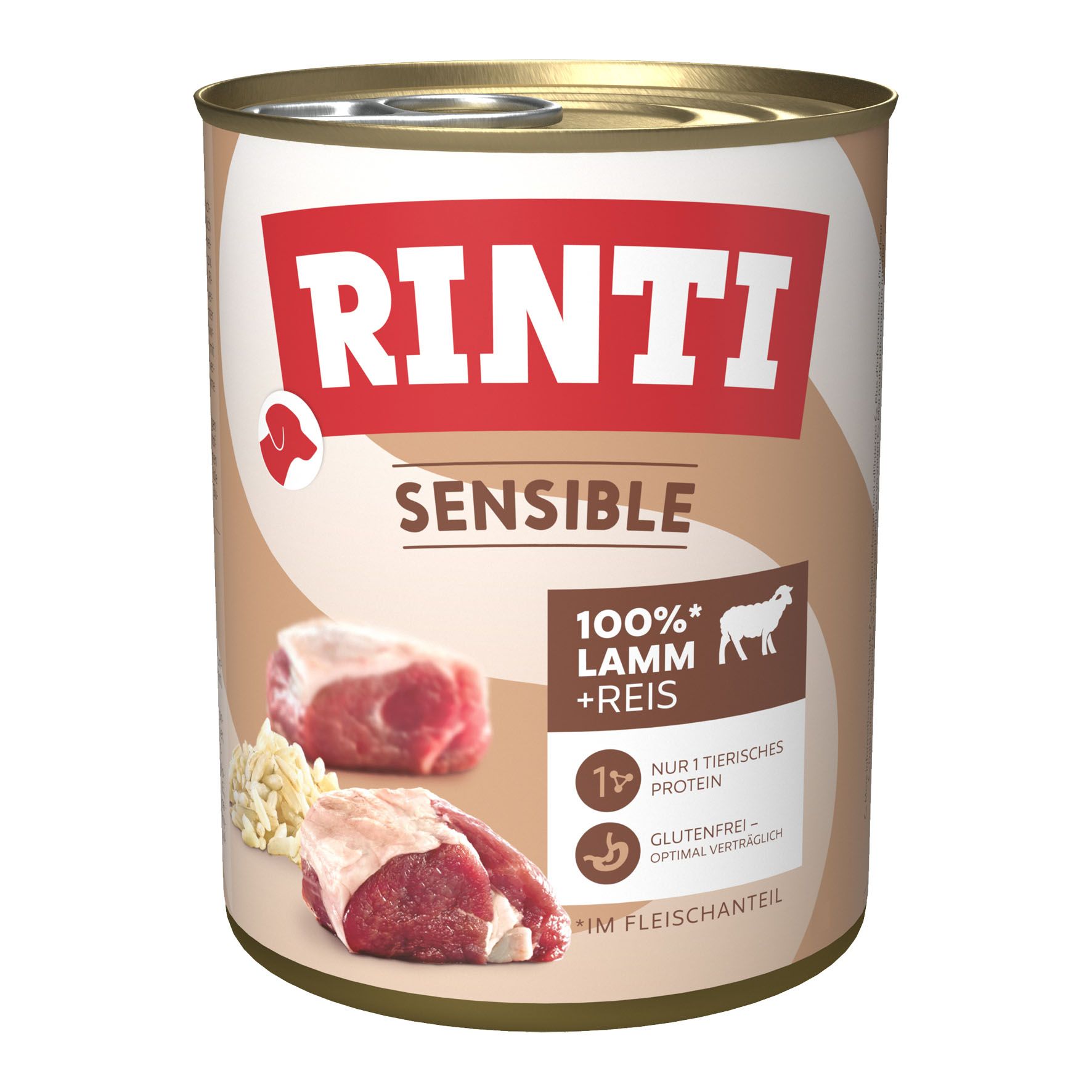 Rinti Sensible Lamm & Reis 6x800g